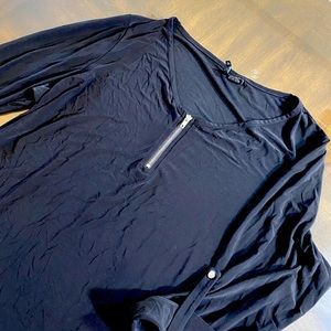 Black Knit dress top